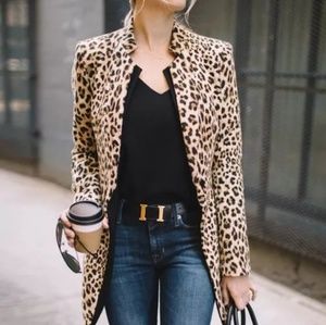 H & M leopard print jacket